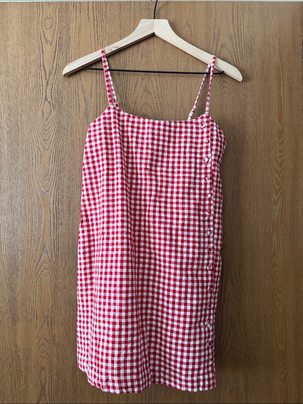 Abercrombie and Fitch gingham midi dress